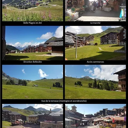 Apartment Belle Plagne Amethyste Rdc Front De Neige 4/6 Pers T2 Renove *